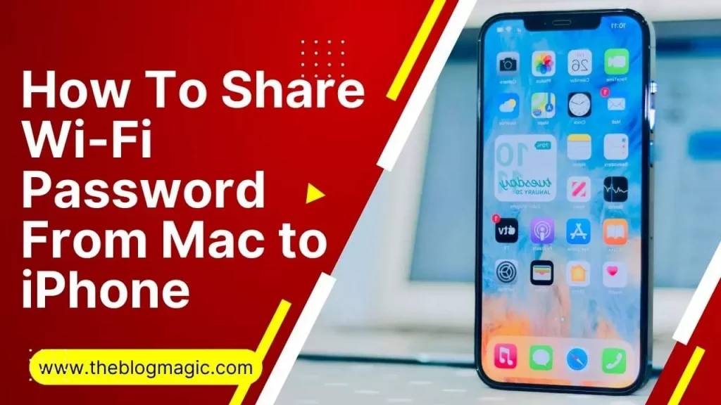 how to share wifi password from mac to iphone