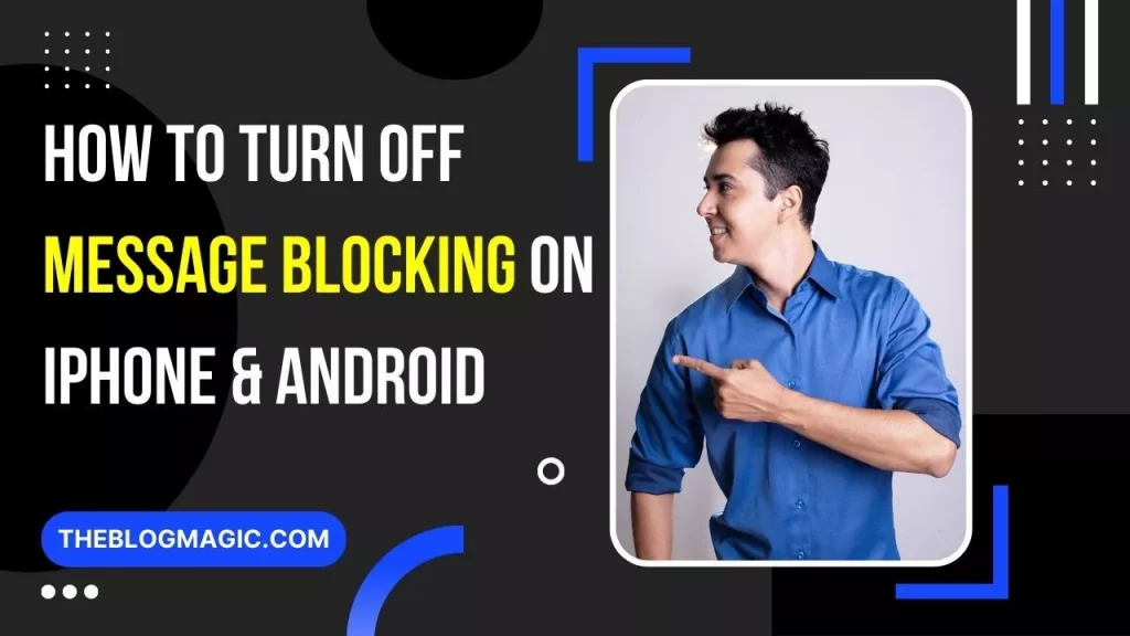 how to turn off message blocking