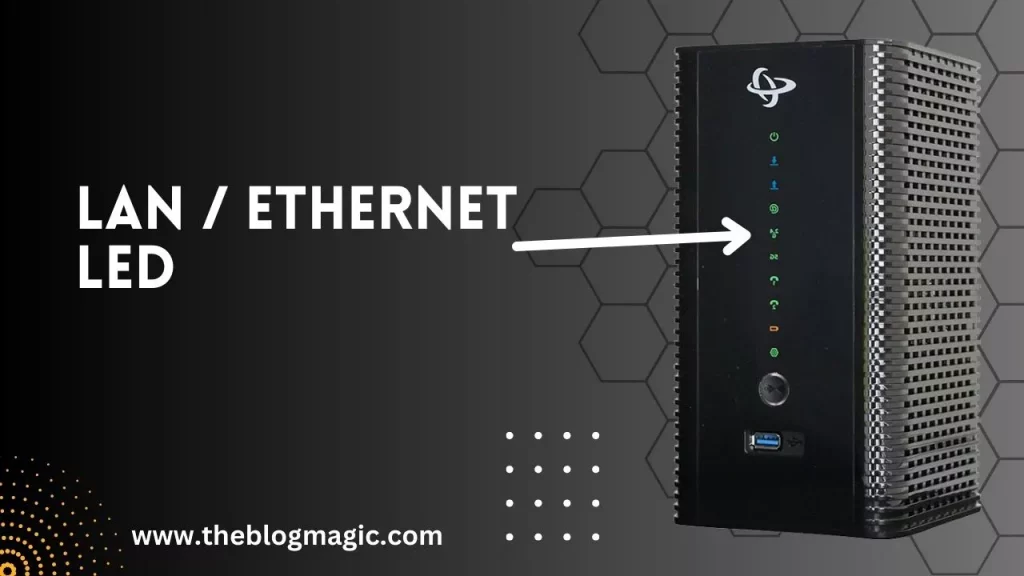 Hitron LAN Ethernet light